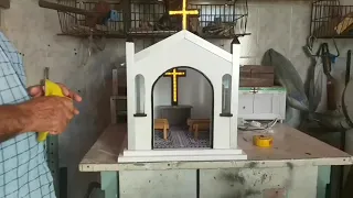 MINI IGREJA DE MADEIRA (PRIMEIRA PARTE)