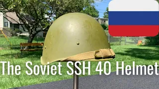 The Soviet SSH 40 Helmet.