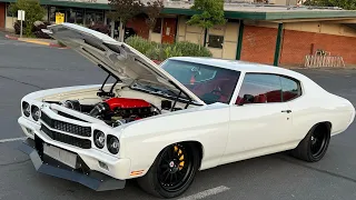 FOR SALE 1970 LS3 TwinTurbo Restomod Chevelle. Call 9168567931 or VICTORYLAPCLASSICS.NET