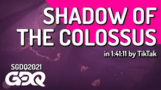 Shadow of the Colossus by TikTak in 1:41:11 - Summer Games Done Quick 2021 Online