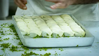 Ramadan Bustle in Antep Baklava Shops / How to make Mussel Baklava? - Sec Baklava