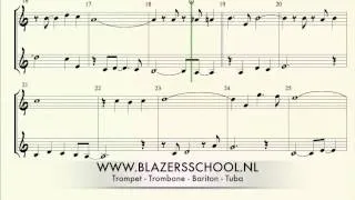 Joseph Kosma "Les feuilles mortes" Autumn Leaves Trumpet  (duet) (Real Trumpet Sound)