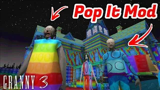 Granny 3 Pop It Mod Escape Gameplay