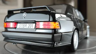 1:18 Mercedes-Benz 190 E 2.3-16 (1984) Norev review