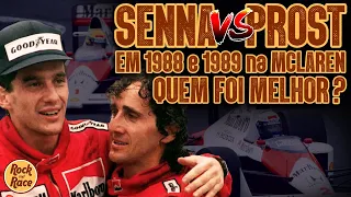 Ayrton SENNA VS Alain PROST na McLaren em 1988 e 1989 | Quem foi melhor?