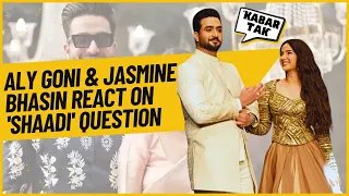 Aly Goni and Jasmine Bhasin REACTS on marriage date and fans can't keep calm | Video