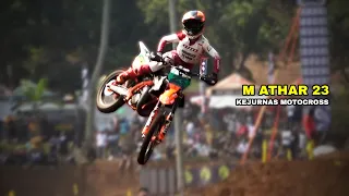 Taktik M ATHAR 23 Juara Kejurnas motocross round 2 SILIWANGI