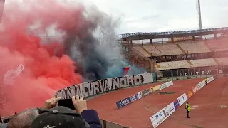 Catania - Lamezia ingresso in campo coreografia ❤️💙