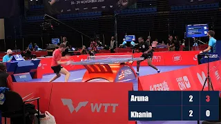 Exclusive Footage! Quadri Aruna (14) VS. Aleksandr Khanin (151) | WTTC 2021 Finals | MS | R128