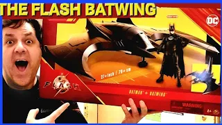 BATWING THE FLASH BATMAN 12" 1/6 SCALE FIGURES UNBOXING TOY REVIEW SPIN MASTER MCFARLANE TOYS