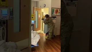 Army Doctor Makes Surprise Homecoming Hours Before Wife Gives Birth