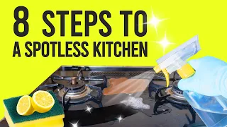 Mastering Kitchen Hygiene: 8-Step Cleaning Routine For Spotless Surfaces