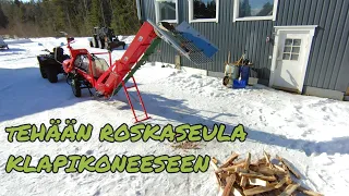 Klapikoneeseen Roskaseula | Koekäyttö