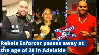 Rebels Enforcer passes away at the age of 29 in Adelaide