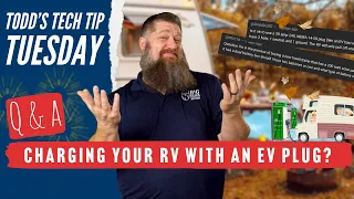 Charging your RV with an EV plug?