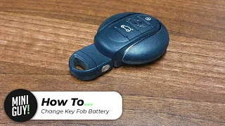 How To Change Mini Key Fob Battery | MINI GUY!