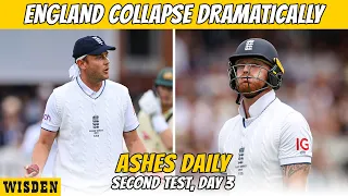England THROW AWAY strong position at Lord's after DISASTROUS BATTING COLLAPSE | Ashes Daily