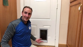 How to Install a Doggie Door in a Metal Door