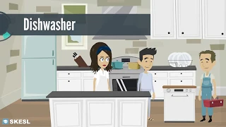 English Conversation Lesson 25:  Dishwasher