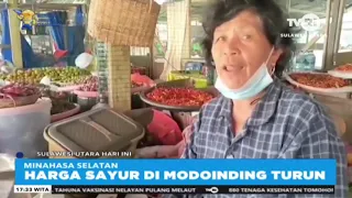 Pasar Modoinding di Kabupaten Minahasa Selatan, 133 Km dari Manado Ibu Kota Provinsi Sulawesi Utara