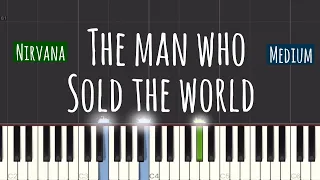 Nirvana - The Man Who Sold The World Piano Tutorial | Medium