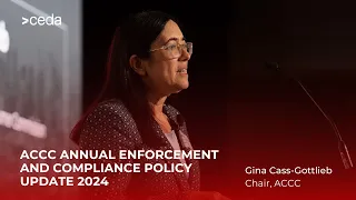 ACCC annual enforcement and compliance update 2024 | Gina Cass-Gottlieb