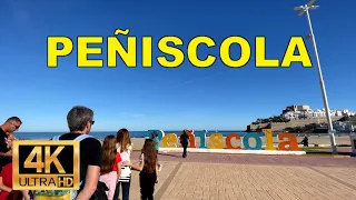 Caminando por Peñiscola (Castellon, España) [4K UHD Ultra HD] en directo - en vivo - live