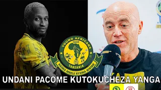 SABABU ZA PACOME KUTOTUMIKA YANGA! AMEPONA KWANINI HACHEZI! GAMONDI CHANZO?...