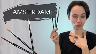 Тест кистей Amsterdam Royal Talens | ОБЗОР