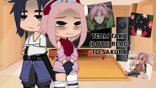 Team Taka(boys) react to Sakura.