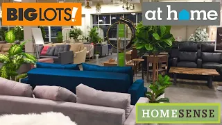 BIG LOTS AT HOME HOME SENSE FURNITURE SOFAS ARMCHAIRS DECOR SHOP WITH ME SHOPPING STORE WALK THROUGH