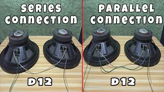 SERIES CONNECTION & PARALLEL CONNECTION SA SPEAKER
