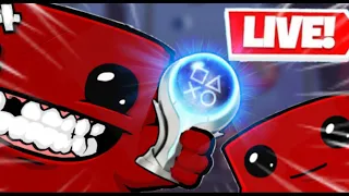 LIVE! Getting The HARDEST Trophies In "Super Meat Boy!" Road To Platinum! -Part 17