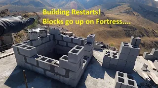 Building Restarts! Blocks go up on Fortress