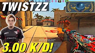 Twistzz INSANE 3.00 K/D game in matchmaking! 🥵 CSGO Twistzz POV