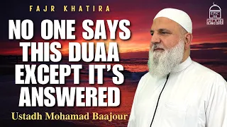 No One Says This Duaa Except it’s Answered! | Fajr Khatira | Ustadh Mohamad Baajour