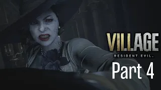 Resident Evil 8 Village Gameplay Walkthrough Part 4 | Lady Dimitrescu Boss Fight