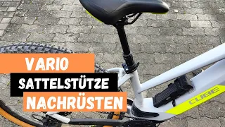 Vario Sattelstütze am CUBE Reaction Hybrid 🪛nachrüsten🔧