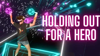 Holding Out For A Hero in Audio Trip VR | First Attempt | Mixed Reality