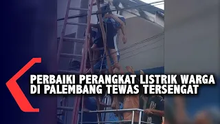 Perbaiki Perangkat Listrik Warga di Palembang Tewas Tersengat