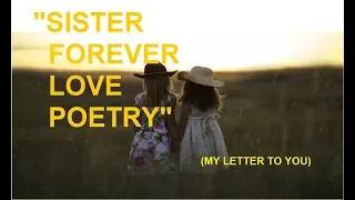 SISTER POEMS | HEART TOUCHING SISTER POEMS | SISTER FOREVER LOVE QUOTES