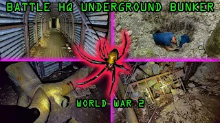 TIGHT SQUEEZE BUNKER. SECRET Army Battle WW2 Underground HQ. MAN vs HOLE