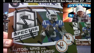 ALL NEW ⭐ 2023 Spectra Football Card 3 Box Partial Case Break #1   Sports Cards