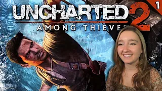 First Time Playing Uncharted 2: Among Thieves - Blind Playthrough Part 1 - Meeting Chloe?!