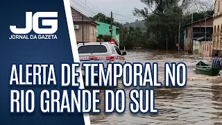 ALERTA DE TEMPORAL: Ventos de 80km/h para o sul