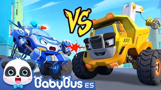 Quién Es el Mejor Auto Monstruo | Camiones Monstruo | Canciones Infantiles | BabyBus en Español