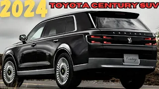 New 2024 Toyota Century SUV First Look - The Ultimate Luxury SUV?