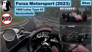 Forza Motorsport - Nordschleife - 1965 Lotus Type 35 - Ohne HUD - Cockpit View - Xbox Series X