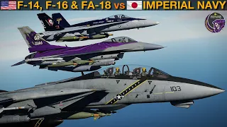 Could F-14, F-16 Or FA-18 Have Stopped The 1941 WWII Pearl Harbor Attack? (Naval 55) | DCS