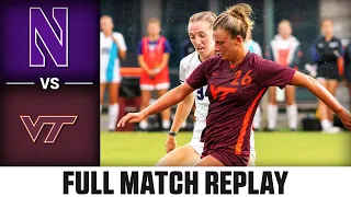 Northwestern vs. Virginia Tech Full Match Replay | 2023 ACC Women's Soccer